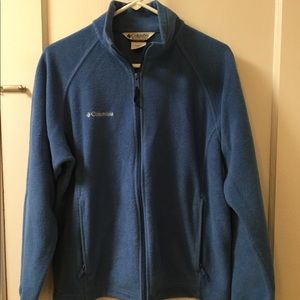 Columbia Zip Up Jacket Blue Women’s Large